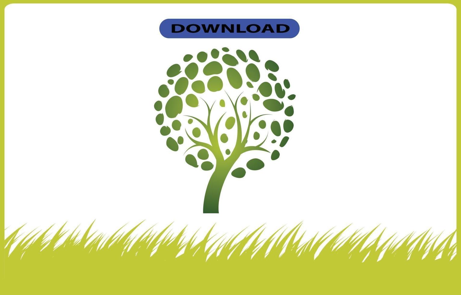 tree or leaf icon high resolution vector