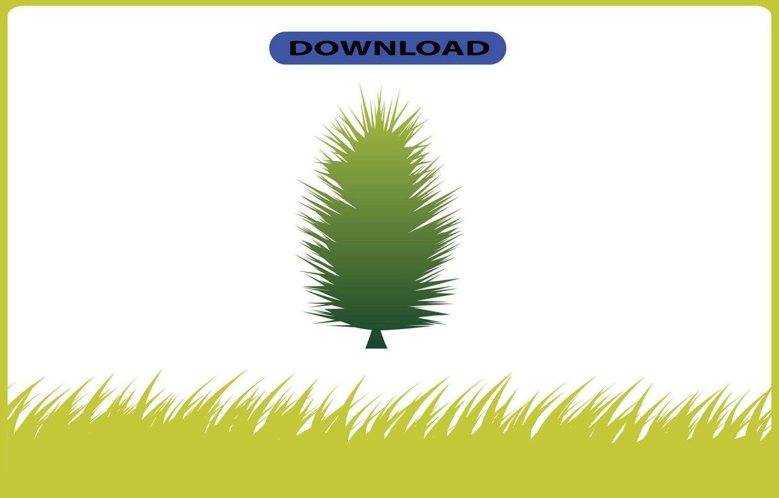 icono de árbol o hoja de alta resolución vector