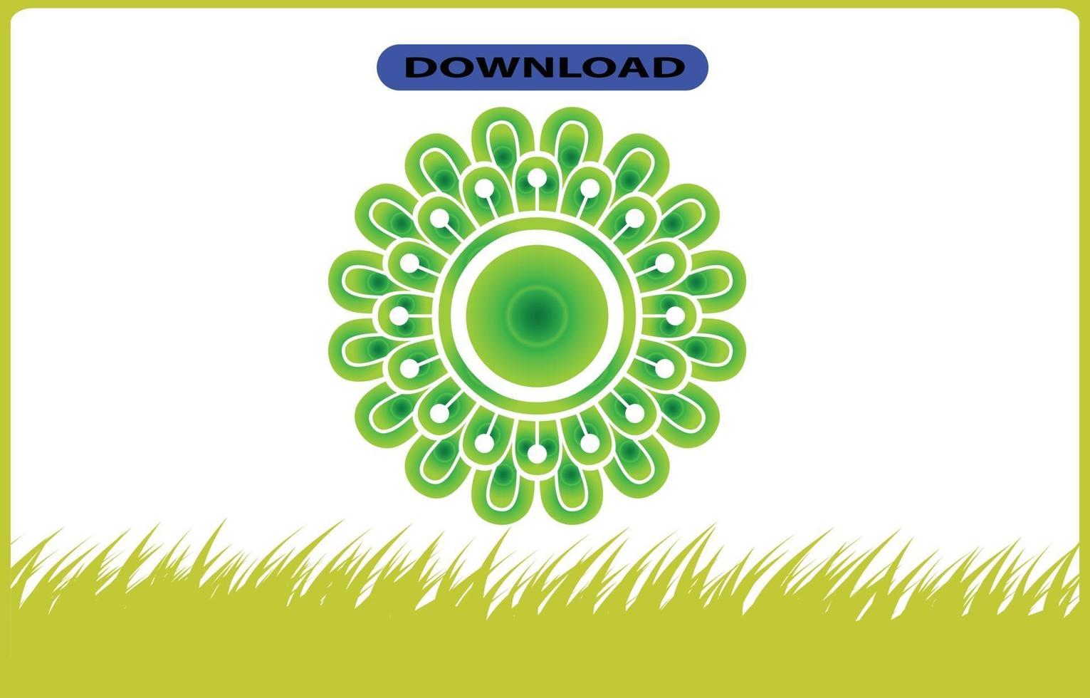 flower icon or logo high resolution vector