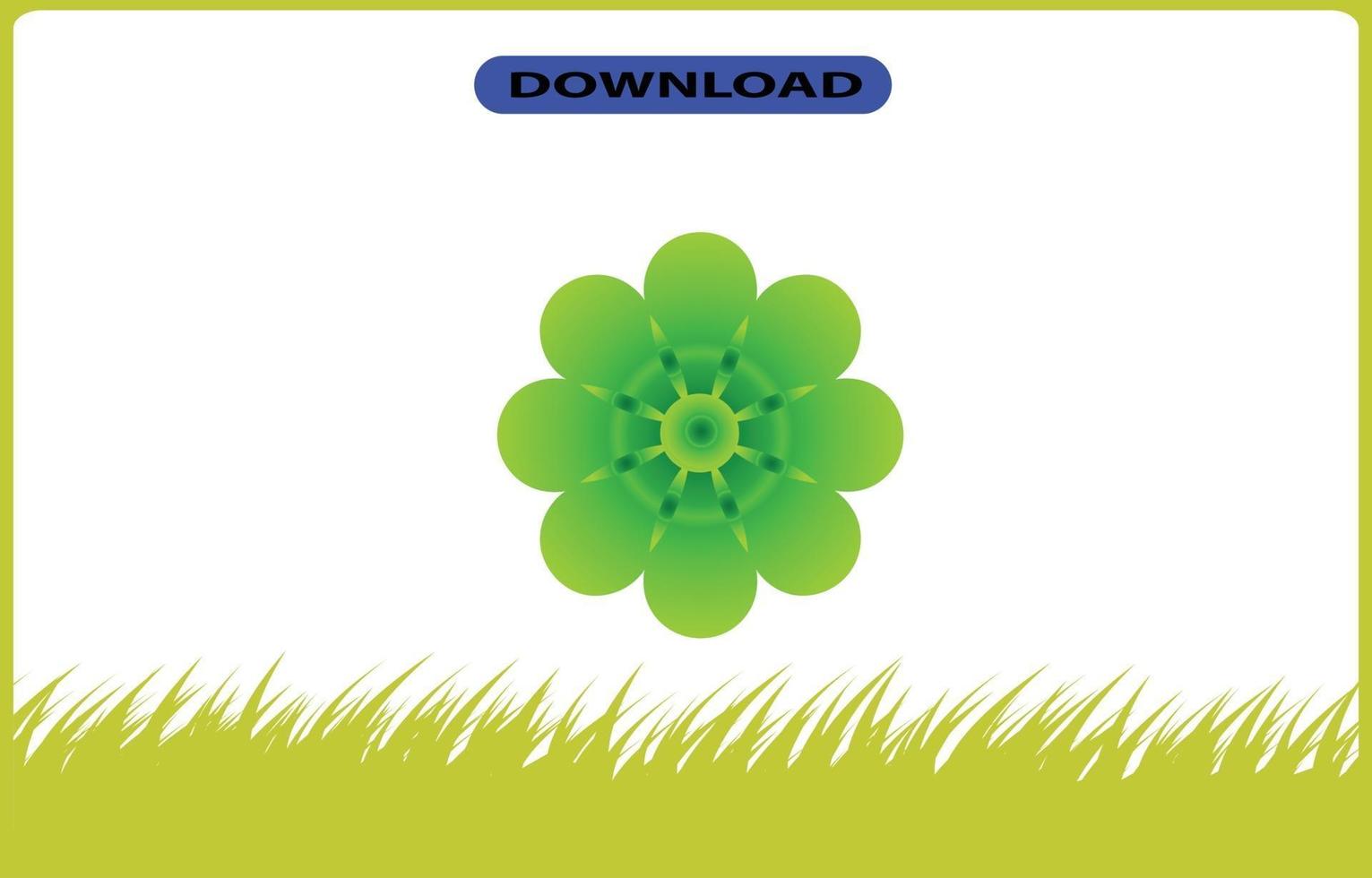 flower icon or logo high resolution vector