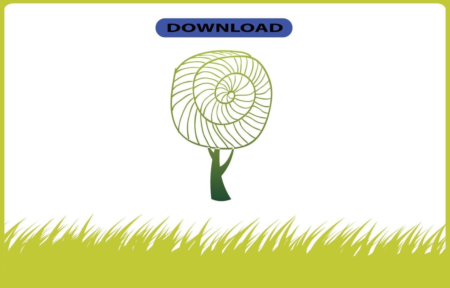 tree or leaf icon high resolution vector