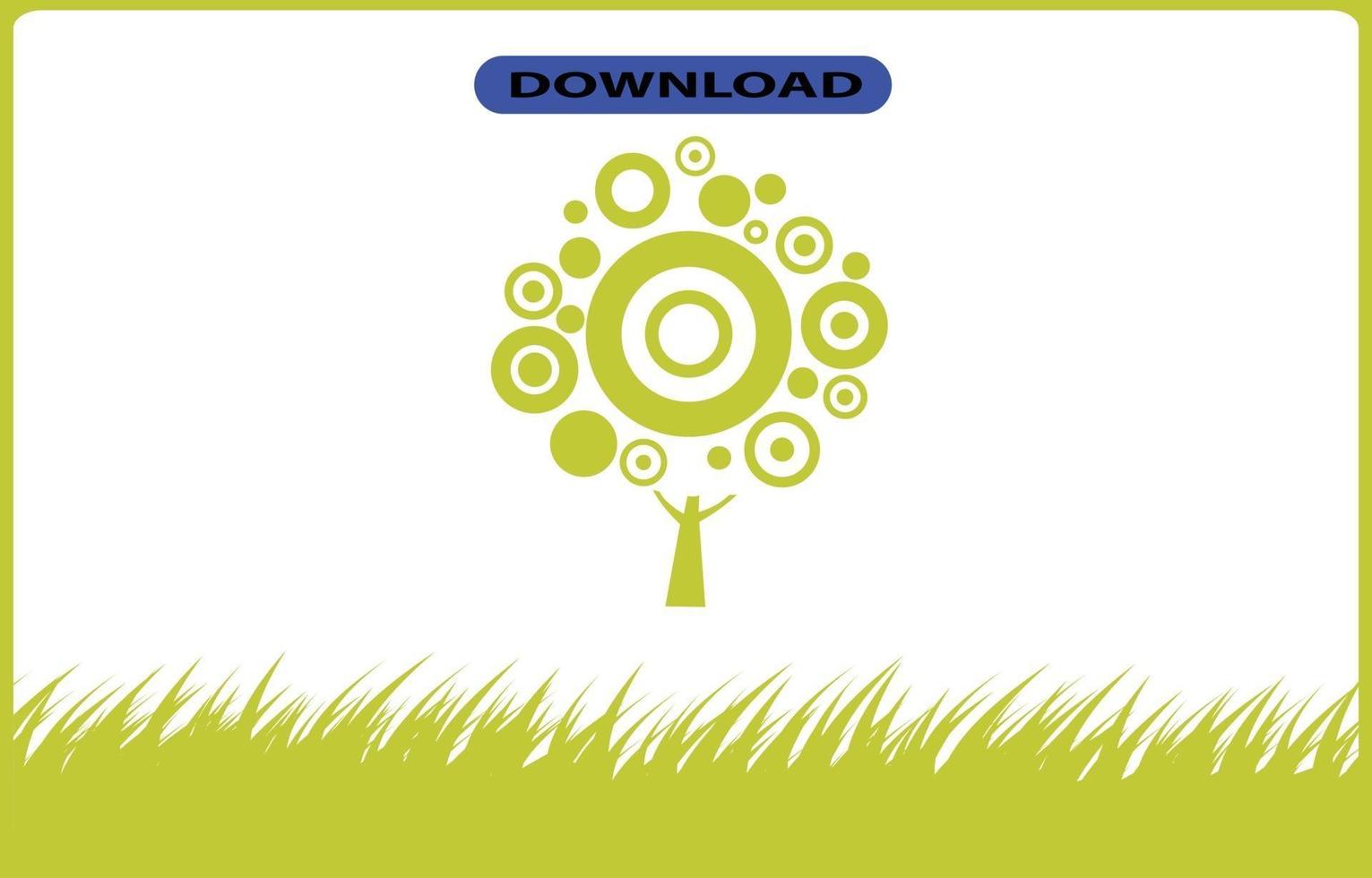 tree or leaf icon high resolution vector