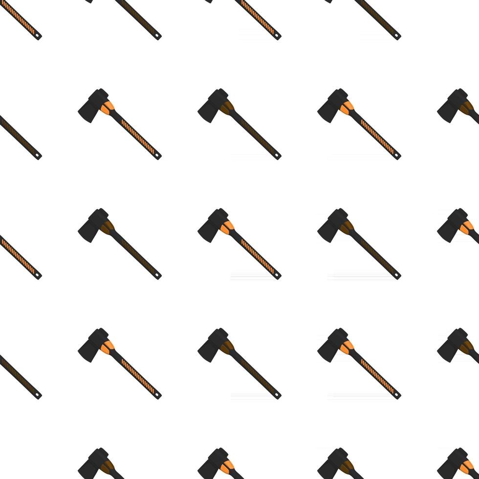 Illustration on theme pattern steel axes with wooden handle vector