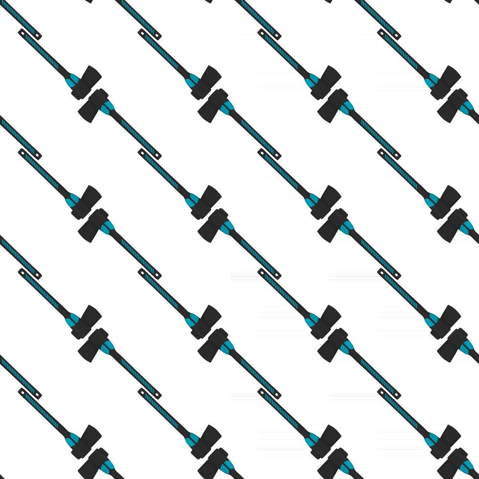 Illustration on theme pattern steel axes with wooden handle vector