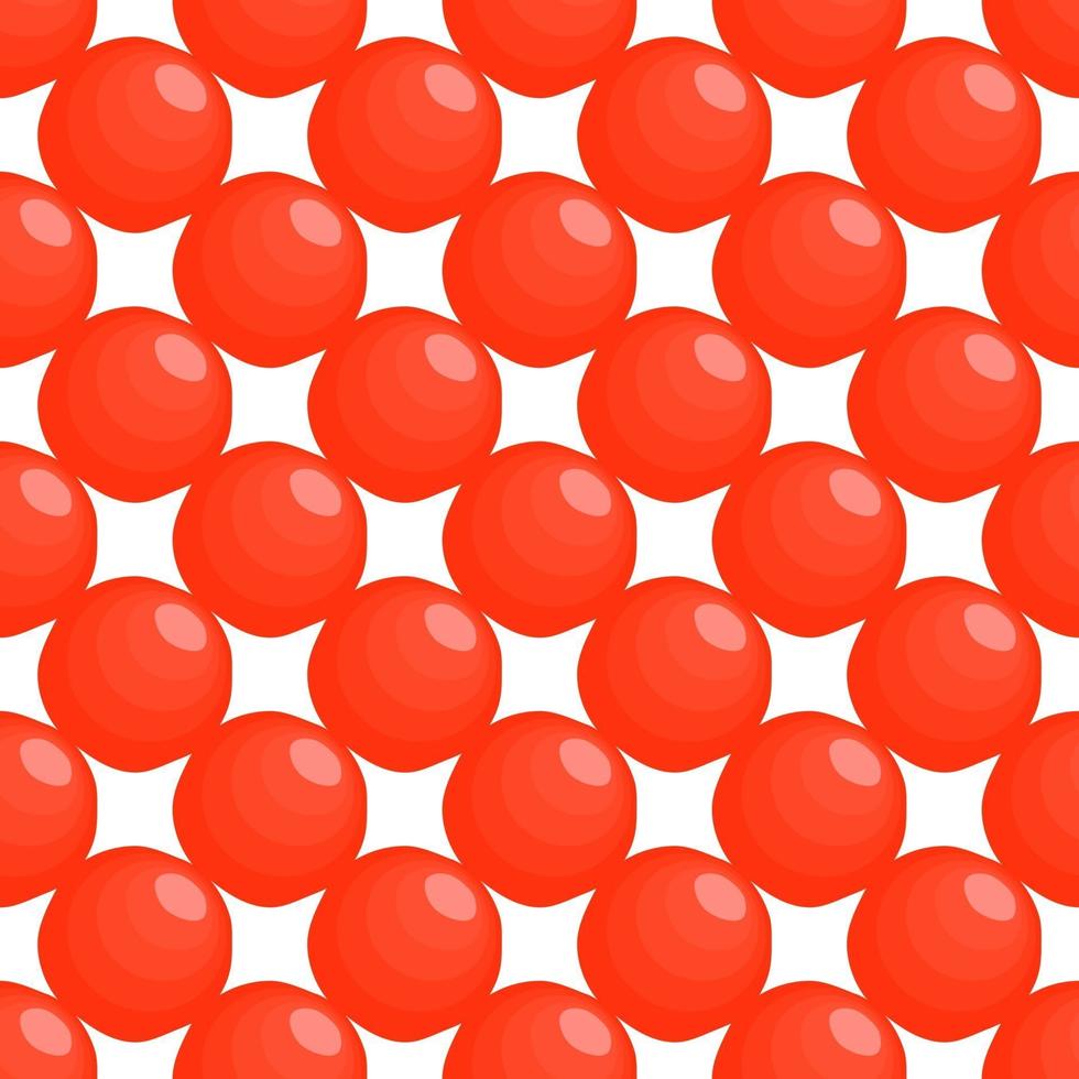 Illustration on theme big pattern identical types fish caviar vector