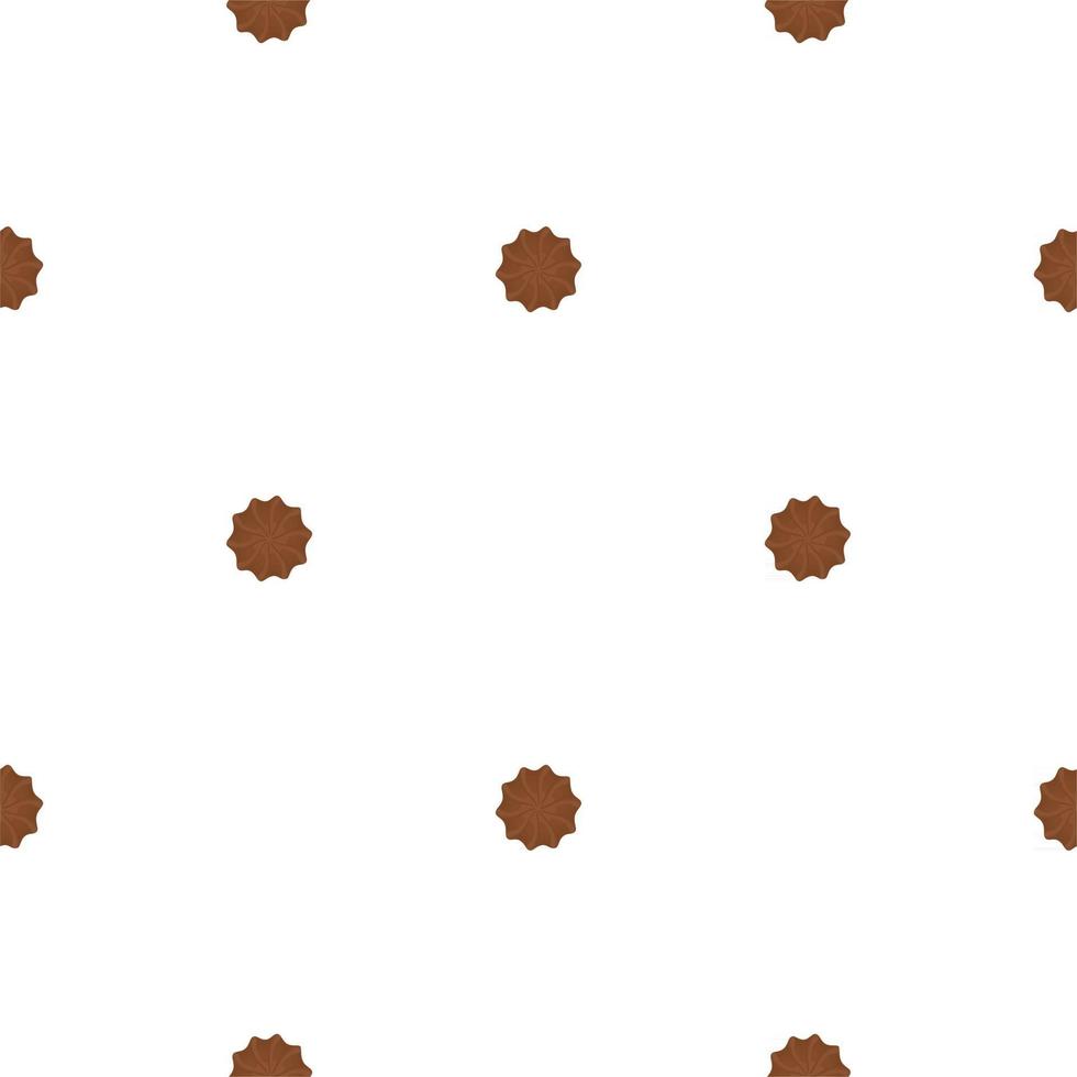 big set identical biscuit, kit colorful pastry cookie vector