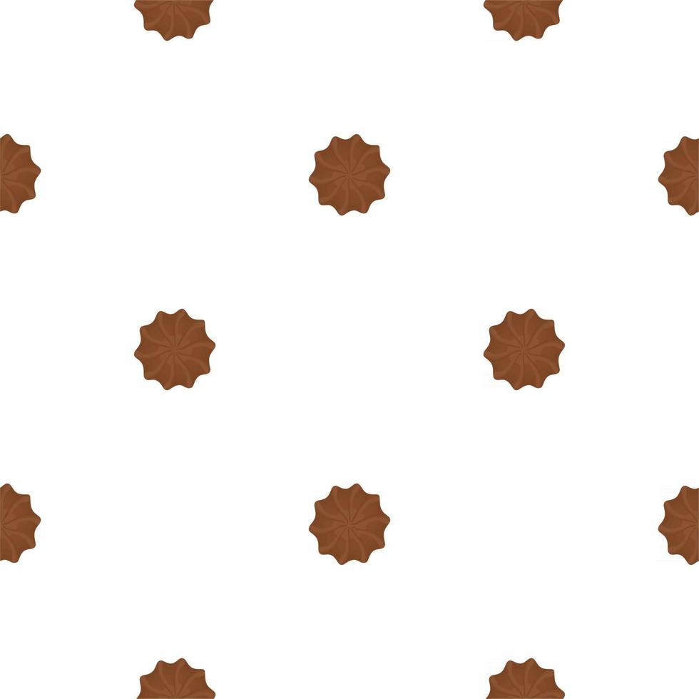 big set identical biscuit, kit colorful pastry cookie vector