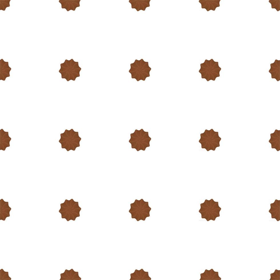 big set identical biscuit, kit colorful pastry cookie vector