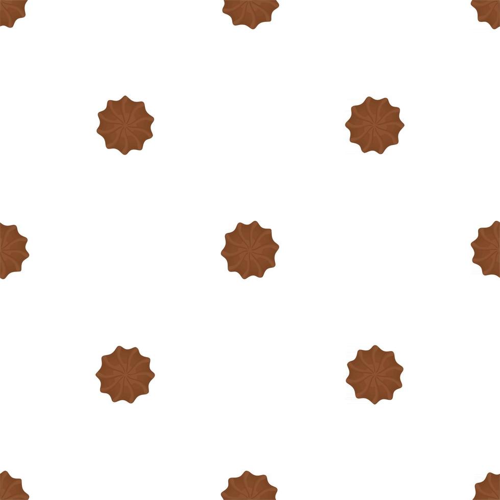 big set identical biscuit, kit colorful pastry cookie vector