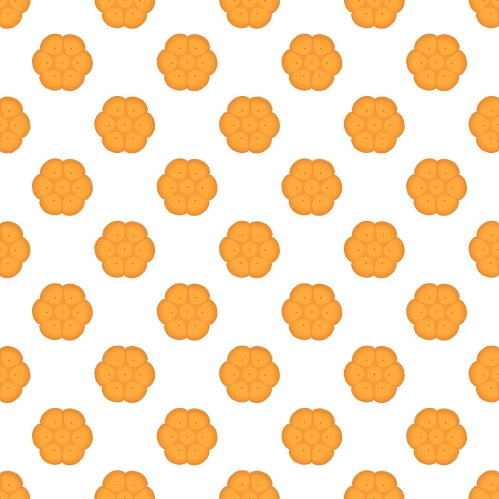 big set identical biscuit, kit colorful pastry cookie vector