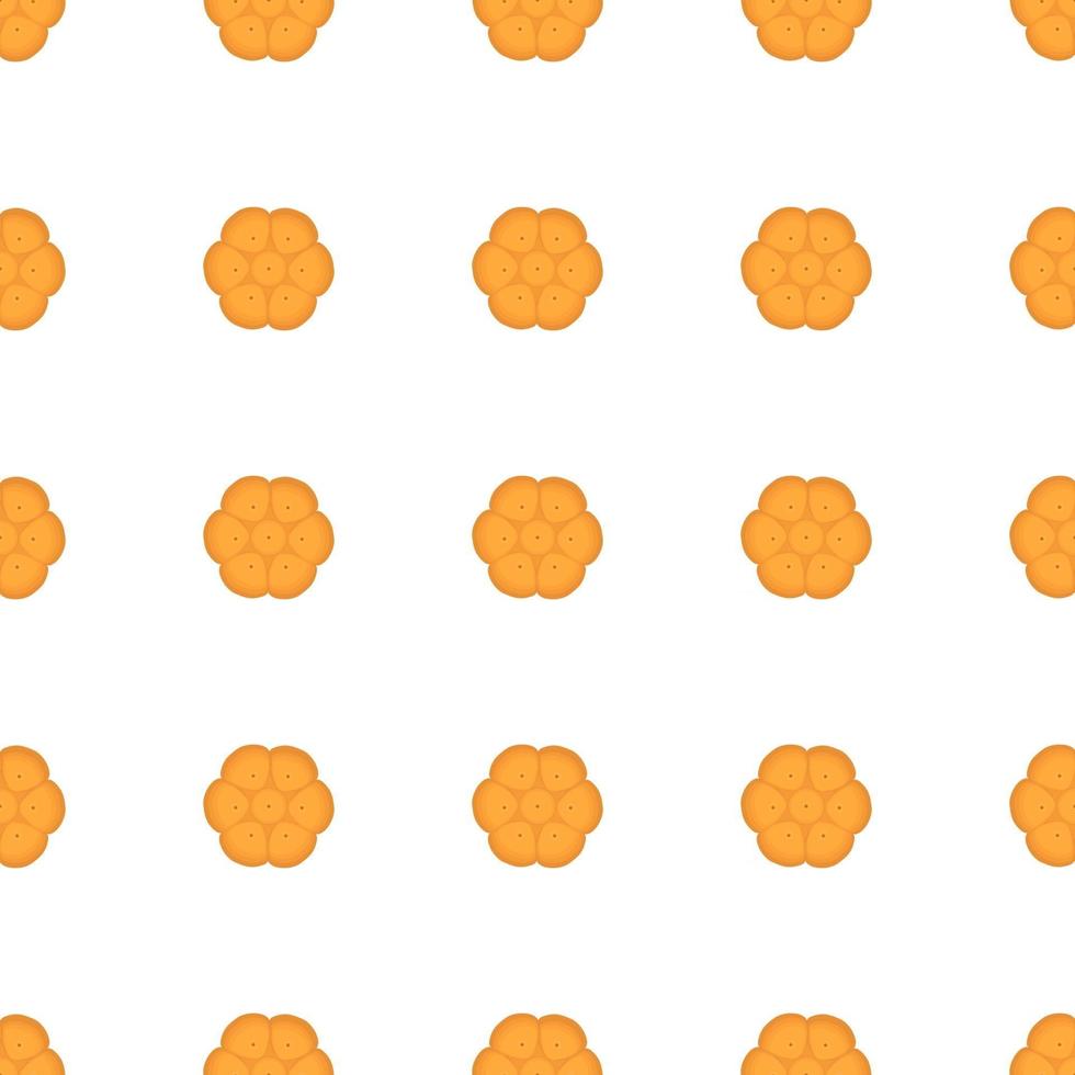 big set identical biscuit, kit colorful pastry cookie vector