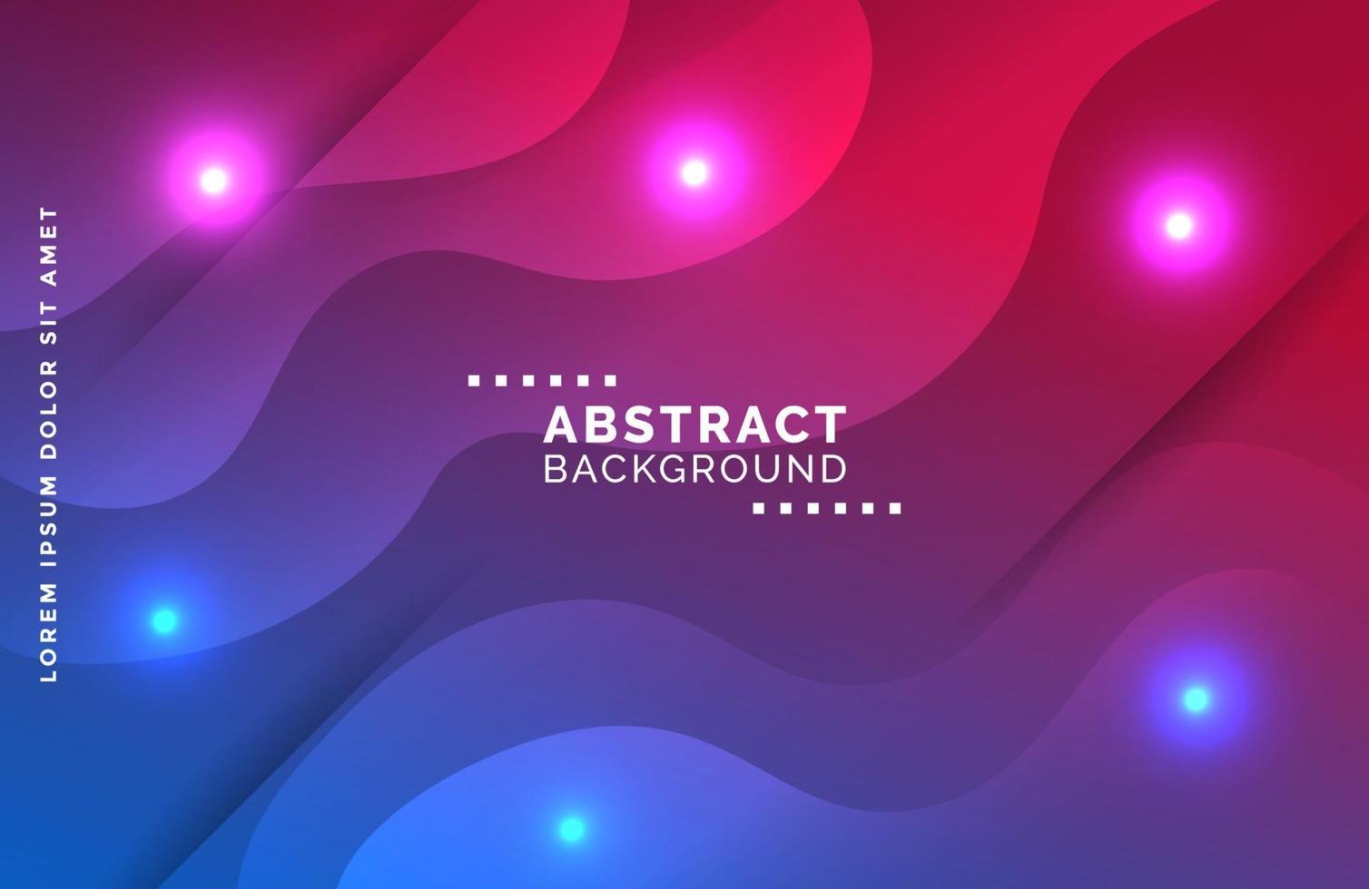 Abstract dynamic background with vibrant gradient color vector