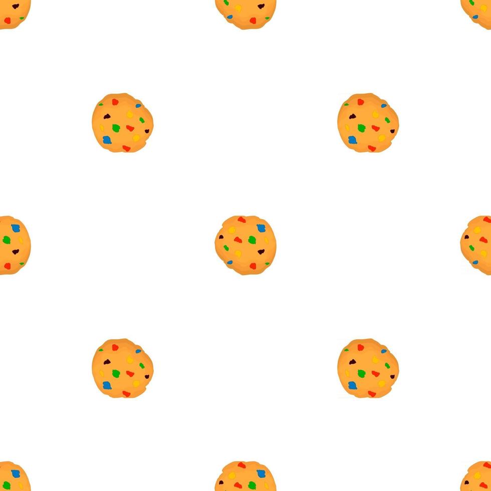 juego grande de galletas idénticas, juego de galletas de colores vector