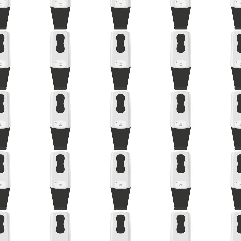 Seamless of many identical sanitizer in soap dispenser vector