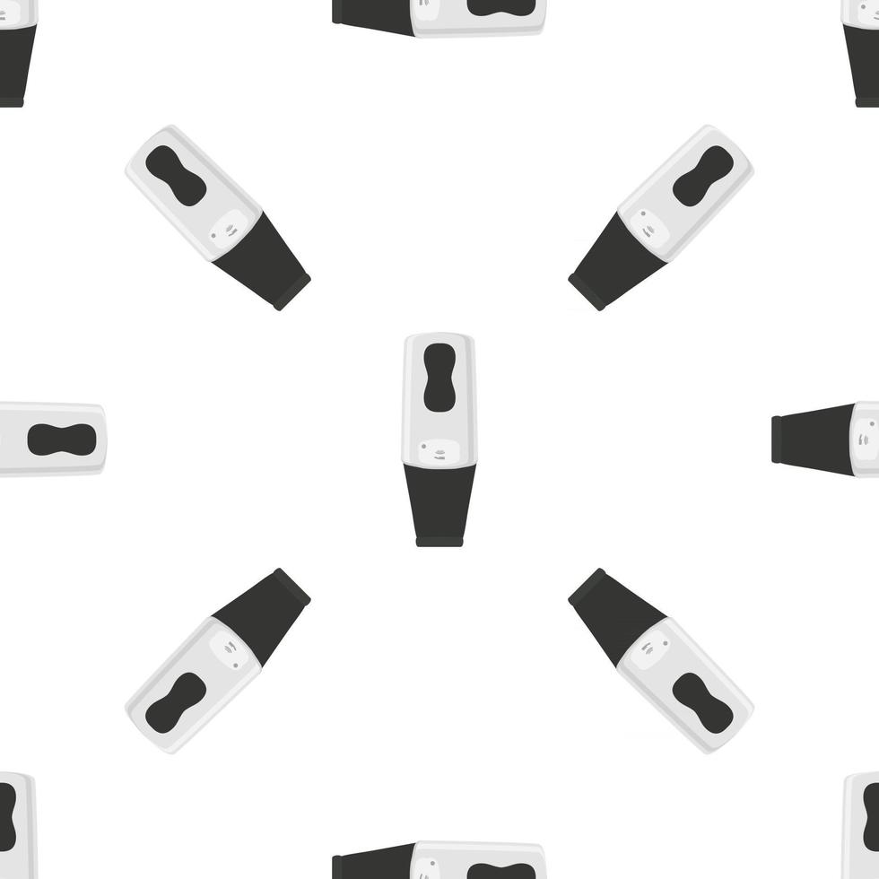 Seamless of many identical sanitizer in soap dispenser vector