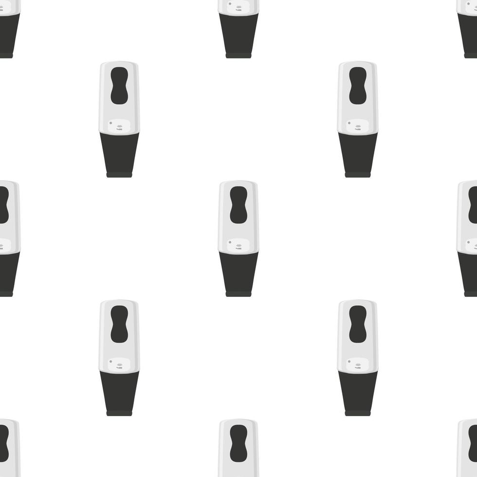 Seamless of many identical sanitizer in soap dispenser vector