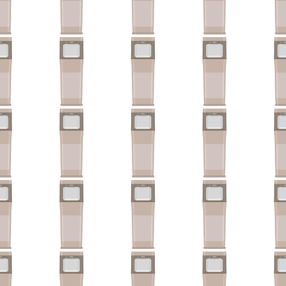 Seamless of many identical sanitizer in soap dispenser vector