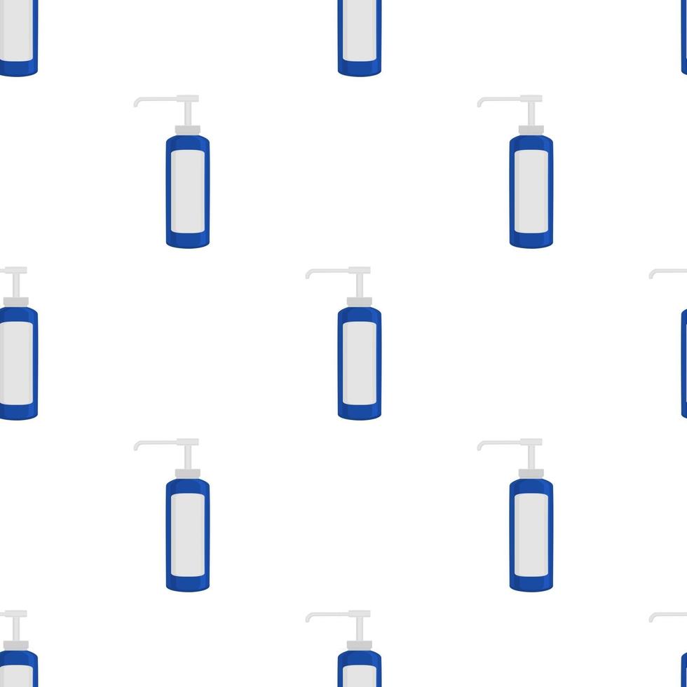 Seamless of many identical sanitizer in soap dispenser vector