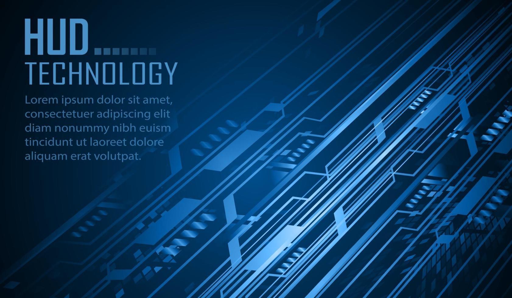 text cyber circuit future technology concept background vector