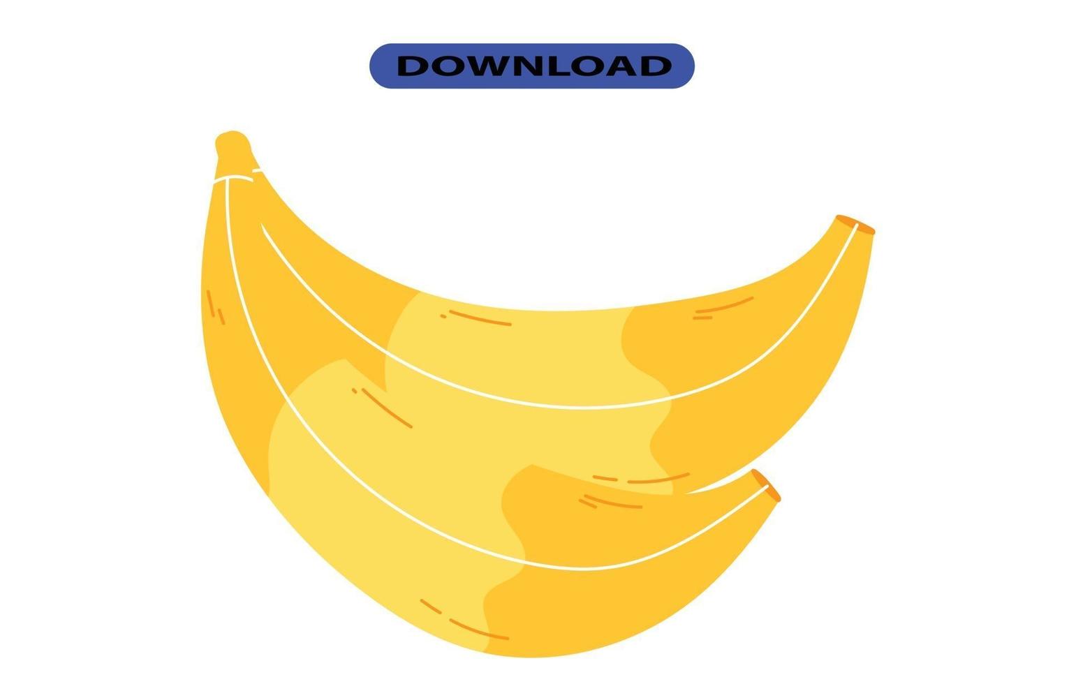 banana icon or logo high resolution vector