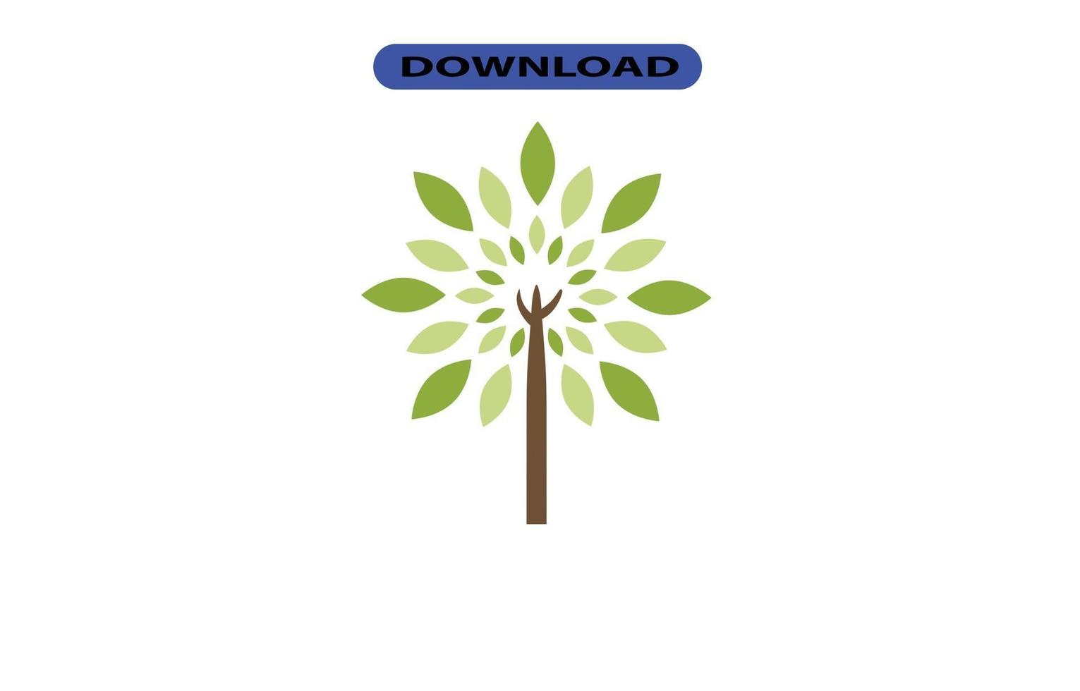 tree icon or logo for business and for high size website vector