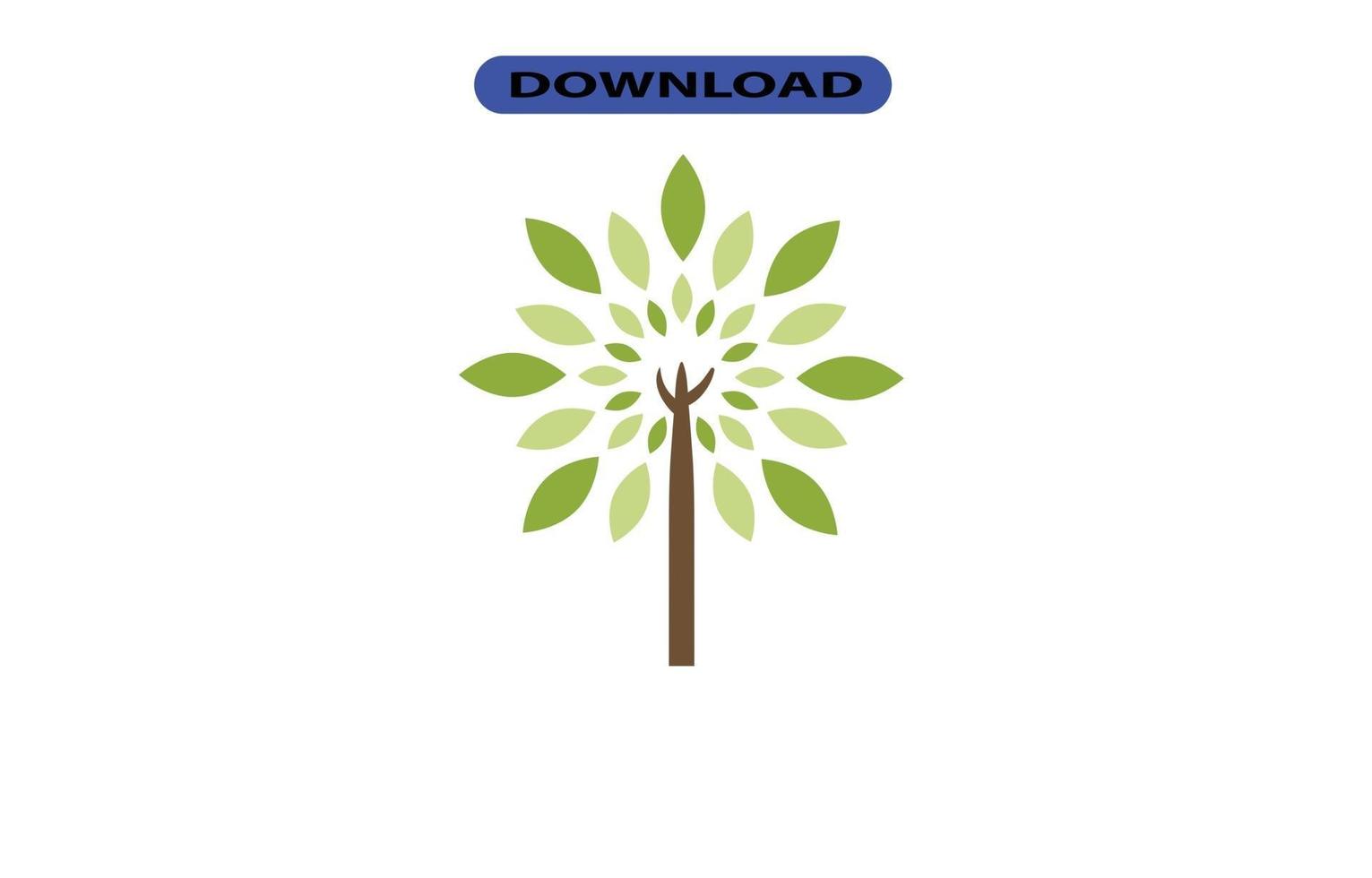 tree icon or logo for business and for high size website vector