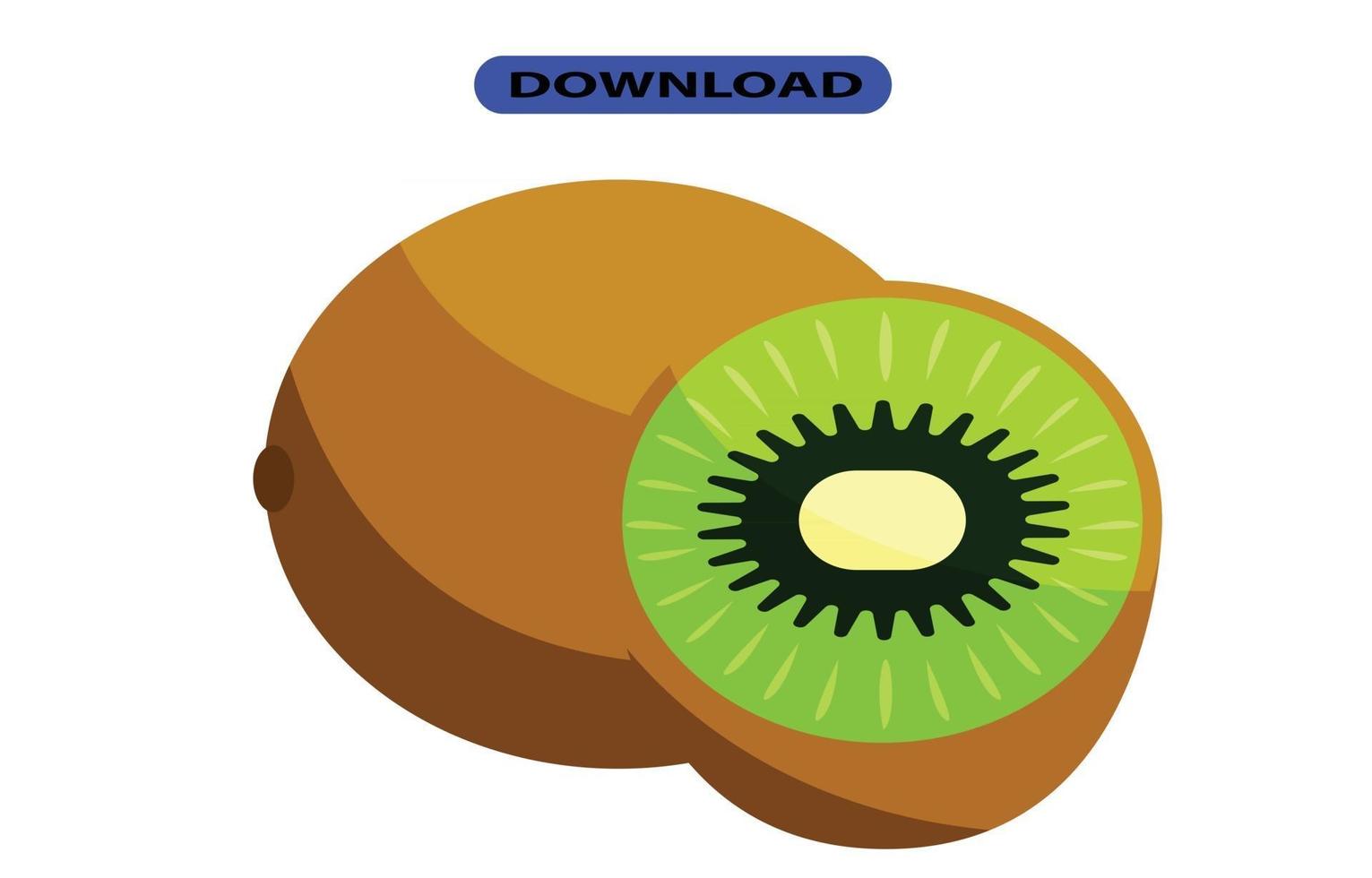 kiwi icono o logotipo de alta resolución vector