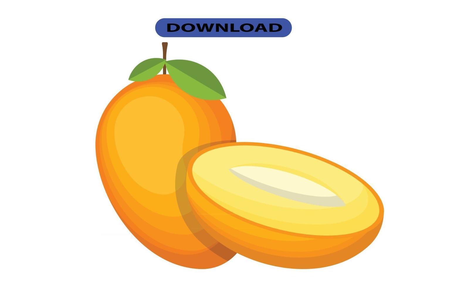 mango icono o logotipo de alta resolución vector