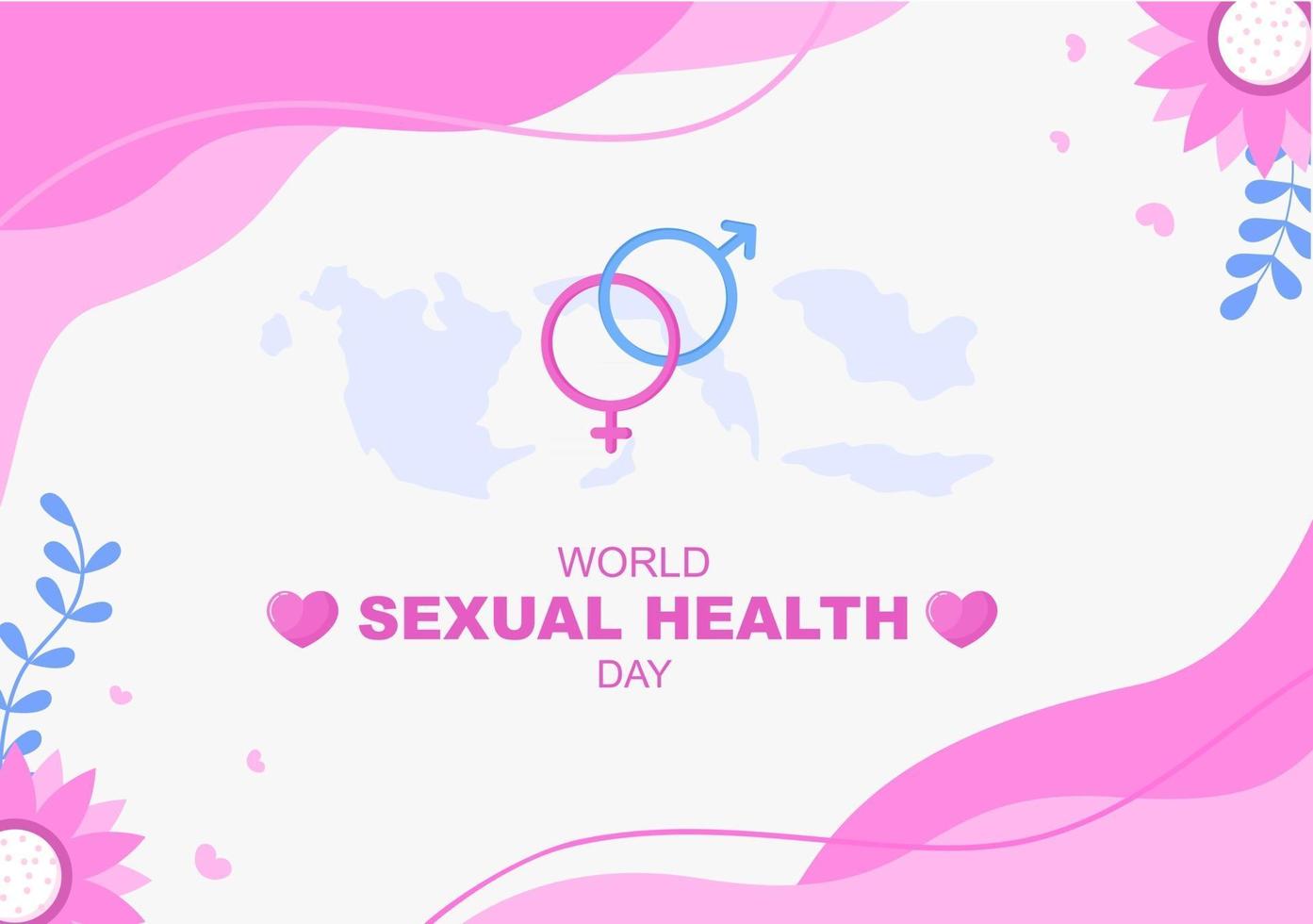 World Sexual Day Background Illustration vector