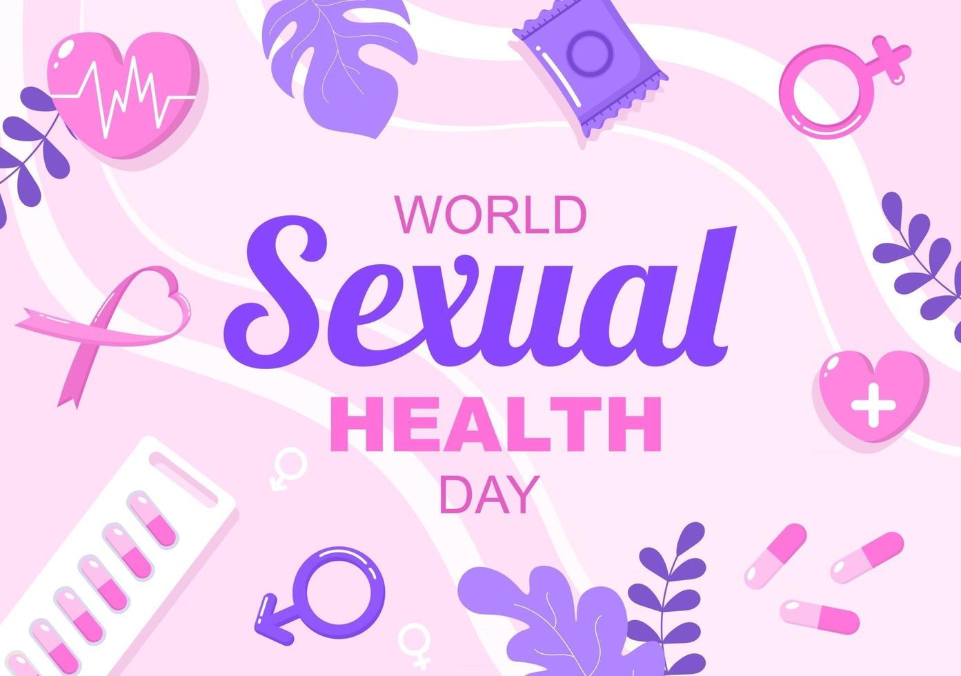 World Sexual Day Background Illustration vector