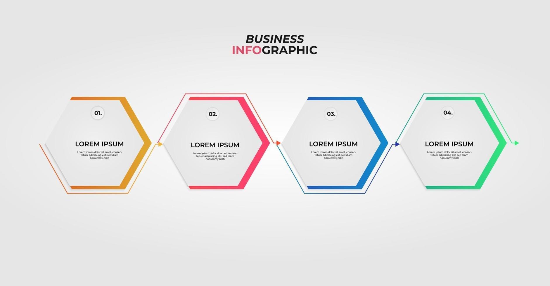 vector infographic business template design