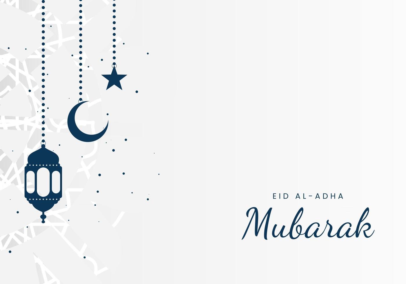 eid al-adha mubarak vector