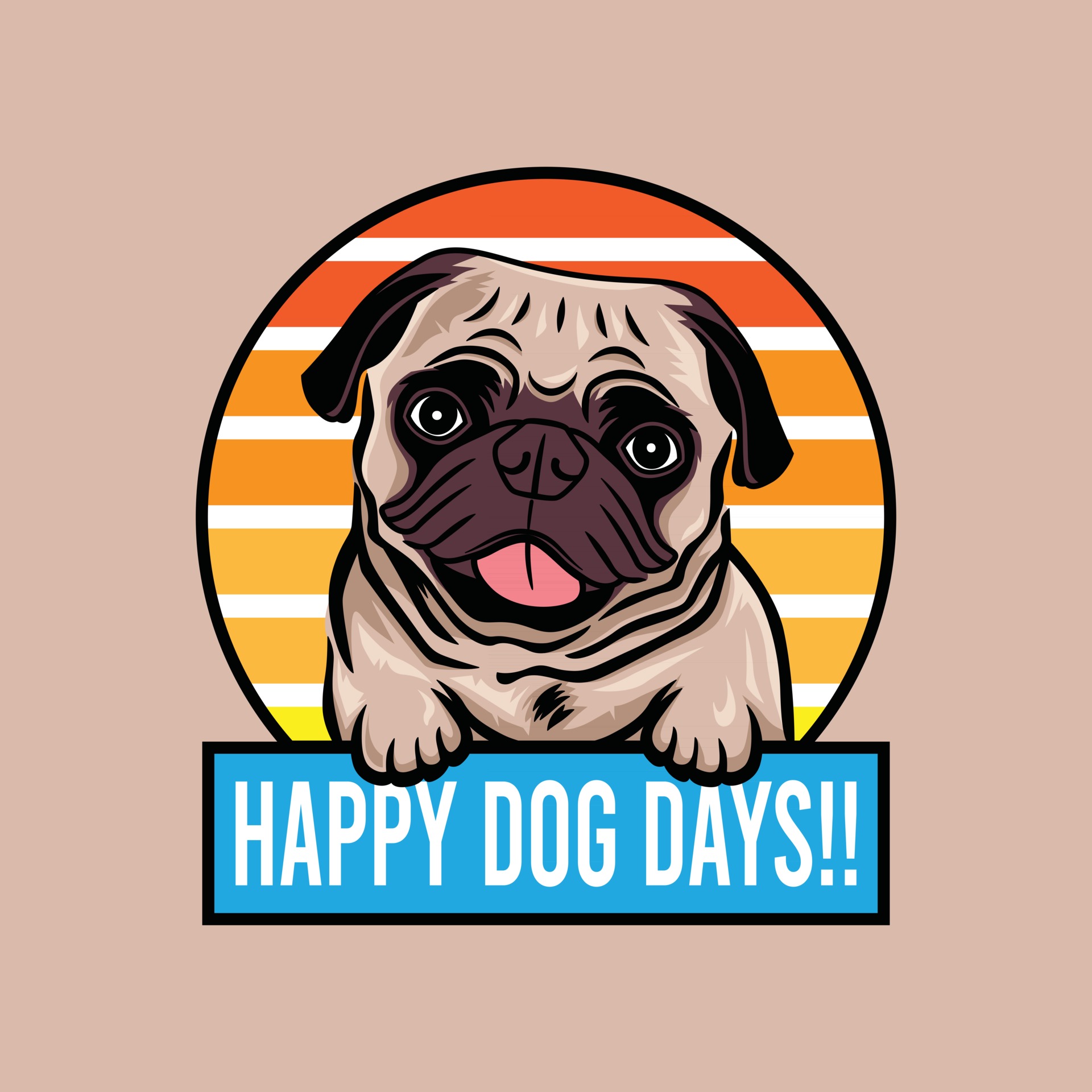 Pug Vector Art, Icons, and Graphics for Free Download Pug Vector Art, Icons, and Graphics for Free Download