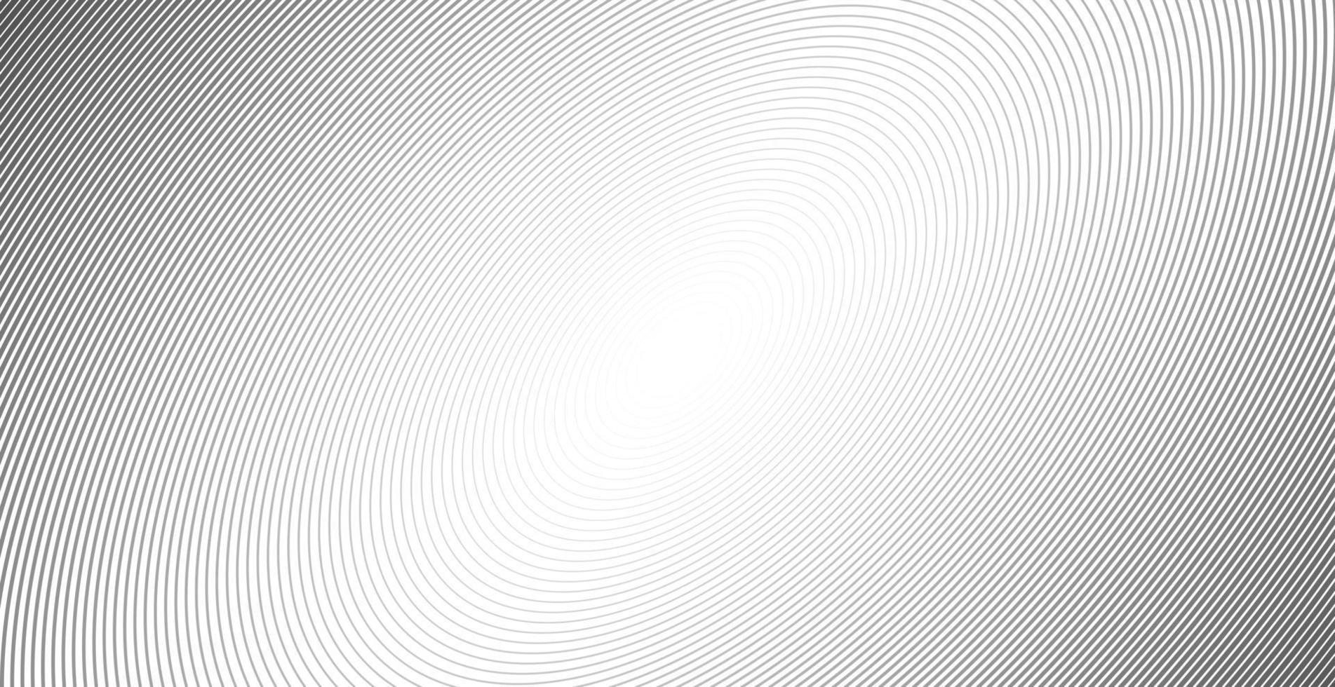 Concentric circle for sound wave. Abstract circle line pattern vector