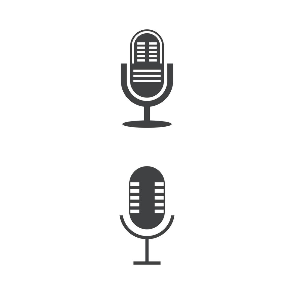 Podcast Vector icon design illustration Template