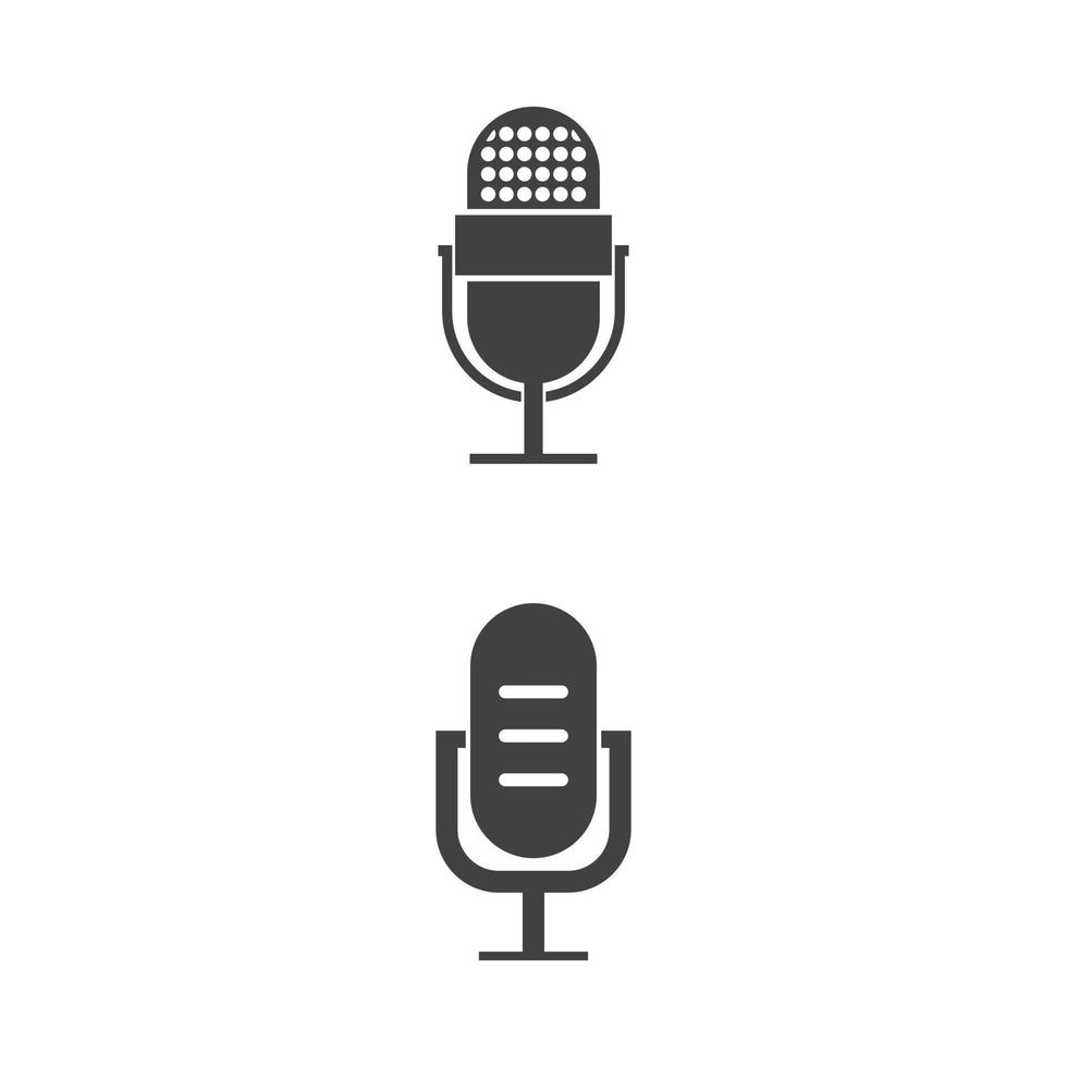 Podcast Vector icon design illustration Template