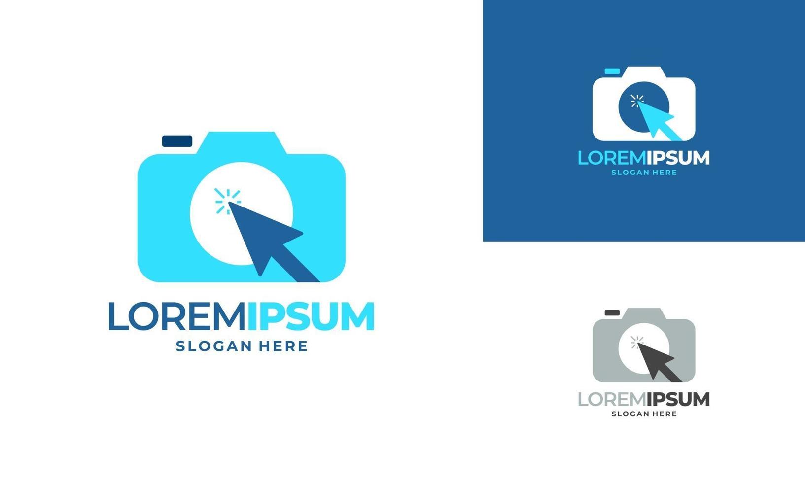 Online Photography logo, Online Camera logo vector