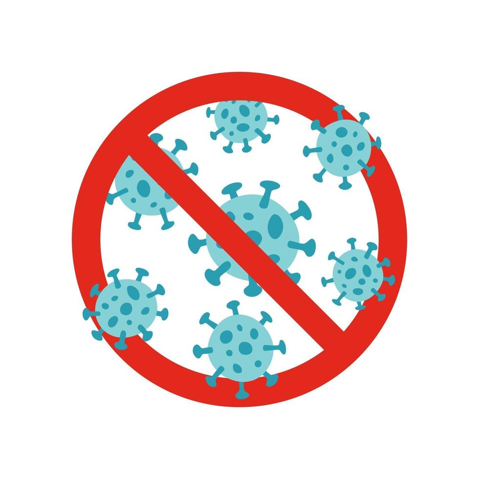 Corona Virus COVID 19 prevention illustration. Vector illustration