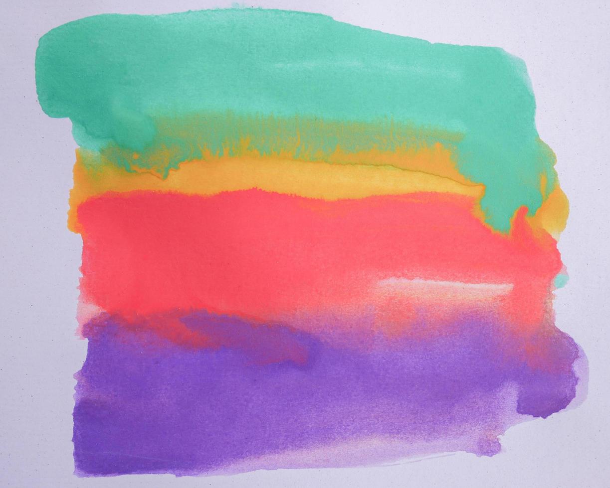 Abstract watercolor hand painted gradation for background. photo