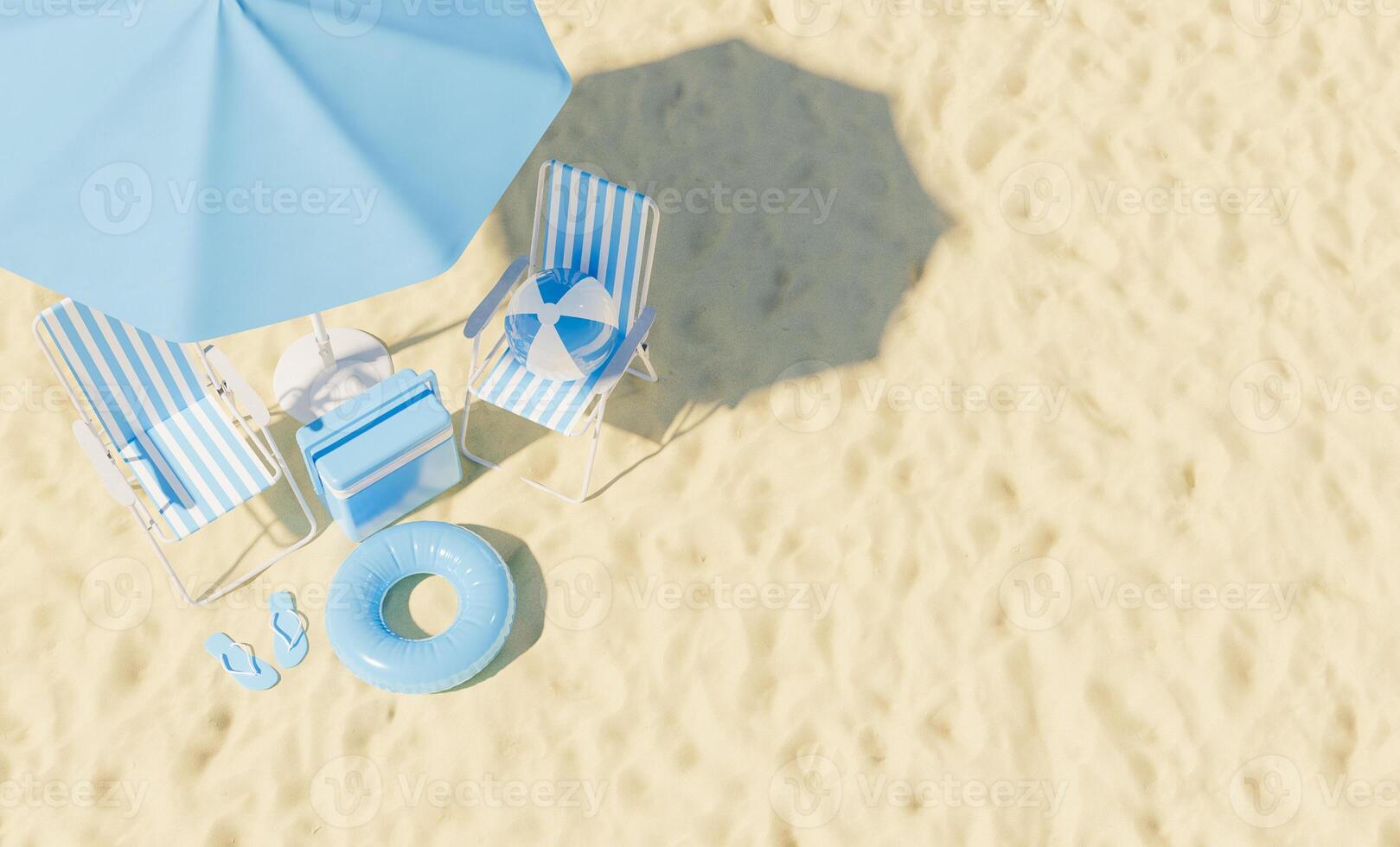 summer vacation concept. top view photo