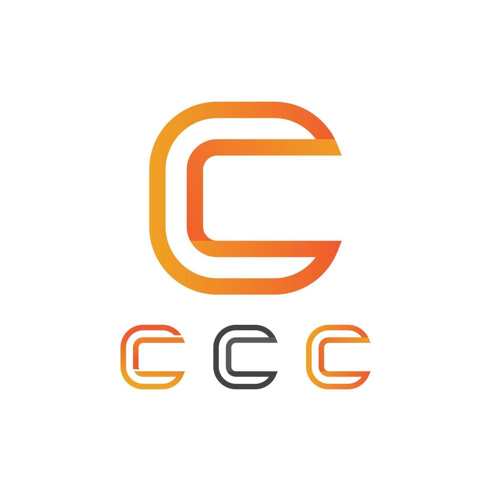 C logo and Vitamin and font C letter Identity and design business vector