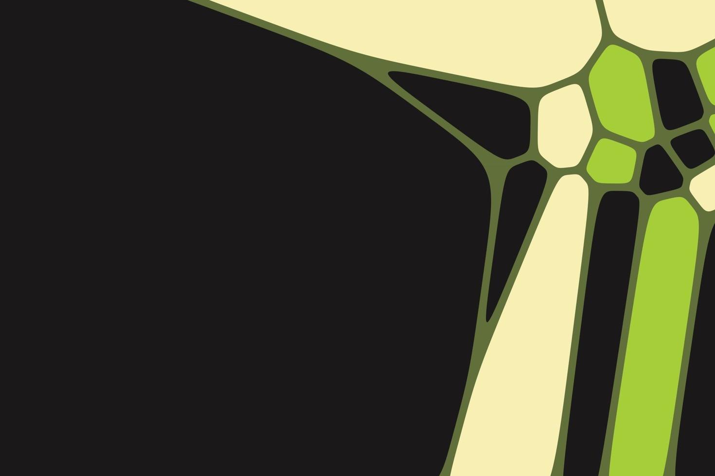 Fondo de diseño voronoi marrón verde oscuro vector