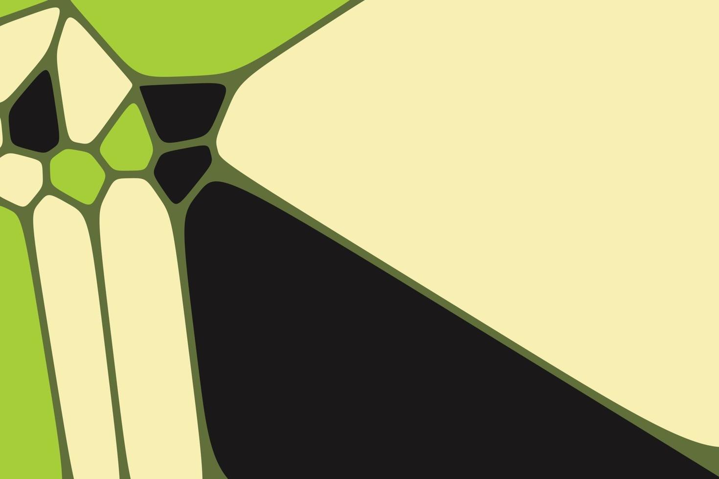 fondo de fractura de diagrama de voronoi verde vector