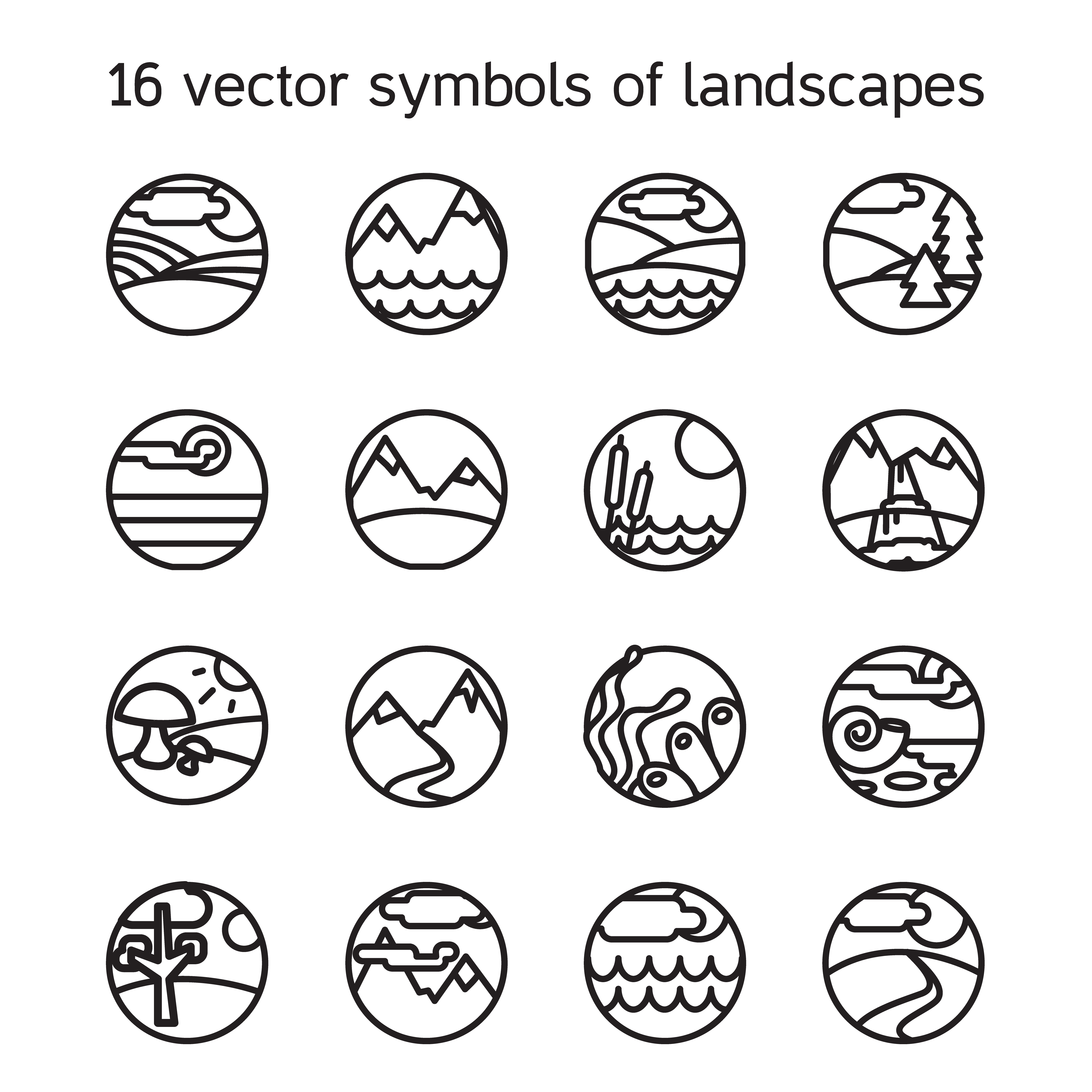 adobe illustrator nature symbols download