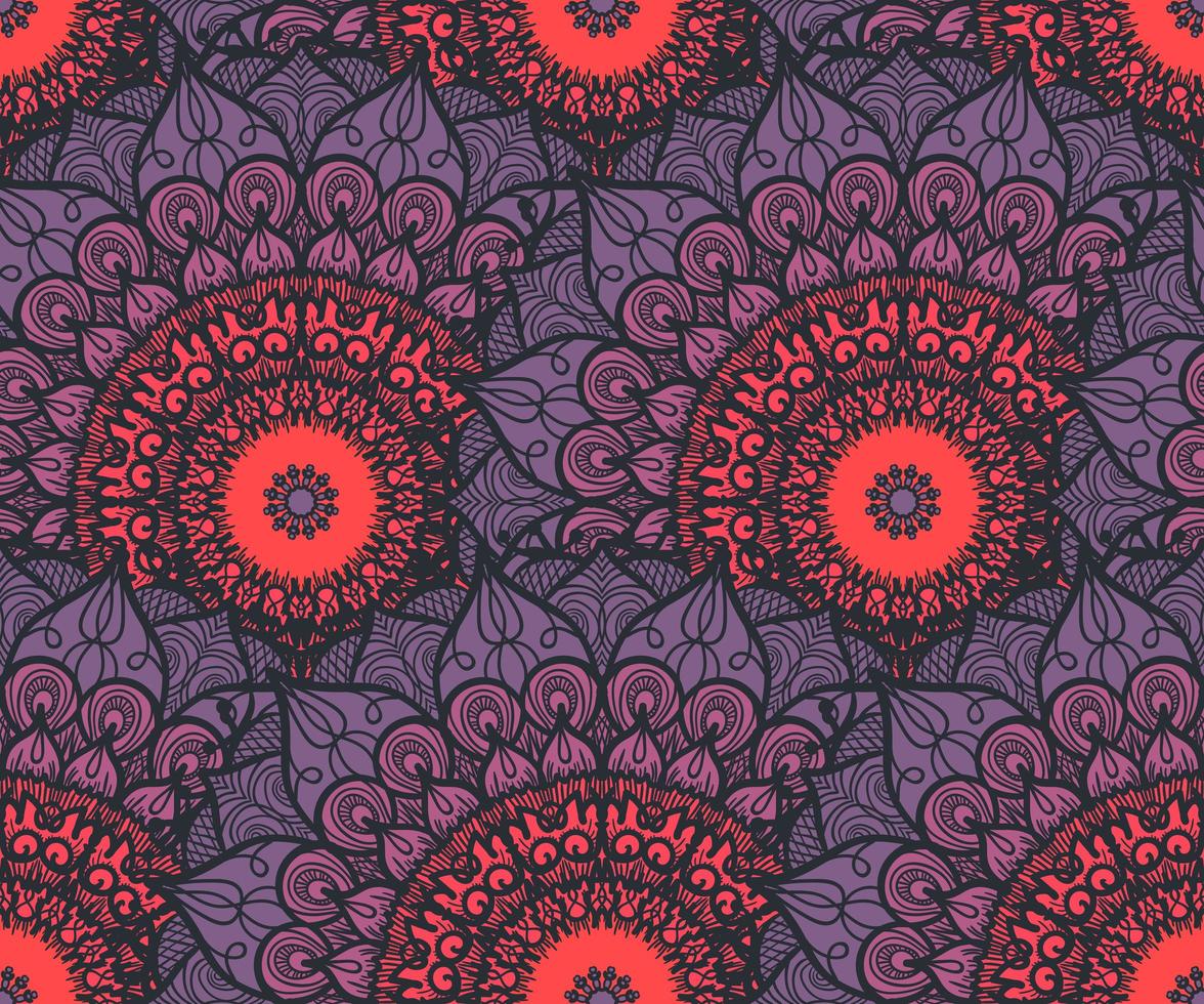Mandala Seamless Pattern vector