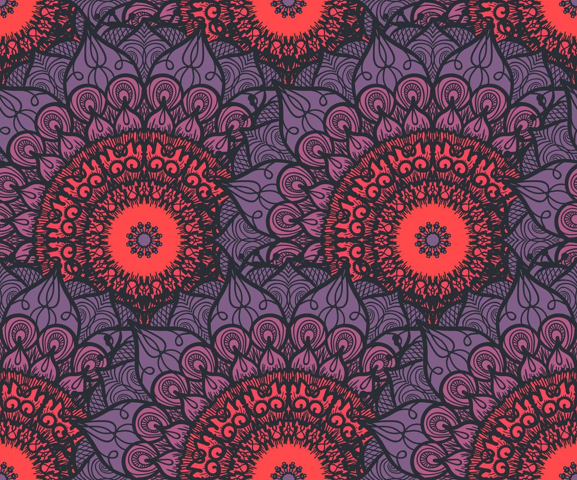 Mandala Seamless Pattern vector