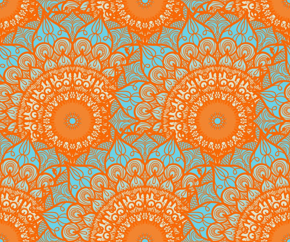 Mandala Seamless Pattern vector