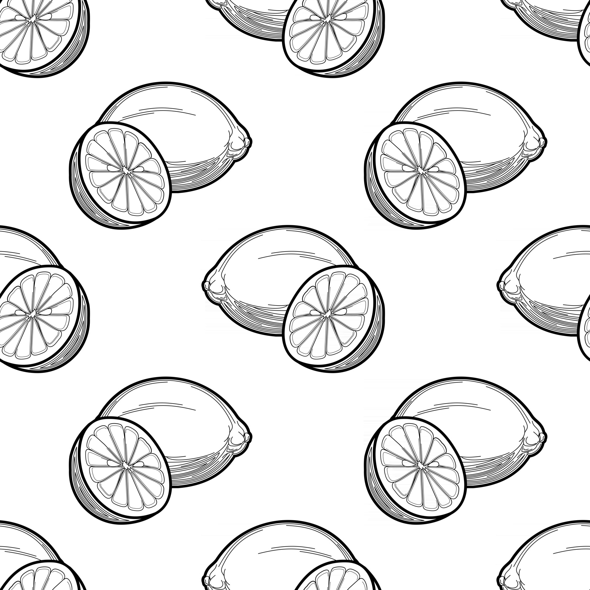 lemon vector seamless pattern black and white 3016792 Vector Art at lemon vector seamless pattern black and white 3016792 Vector Art at