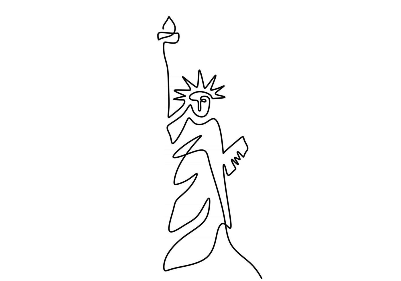 estatua de la libertad en un dibujo de línea continua 3016834 Vector en Vecteezy estatua de la libertad en un dibujo de línea continua 3016834 Vector en Vecteezy