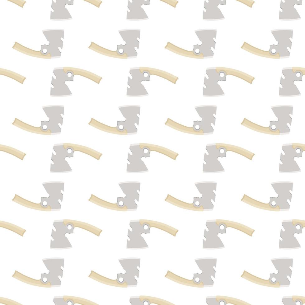 Illustration on theme pattern steel axes with wooden handle vector